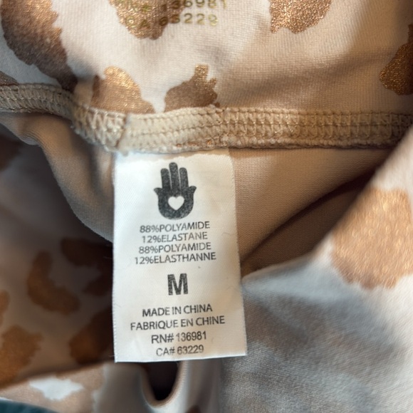 Spiritual Gangster Lux Cheetah High Waist Leggings sz M - Picture 9 of 9